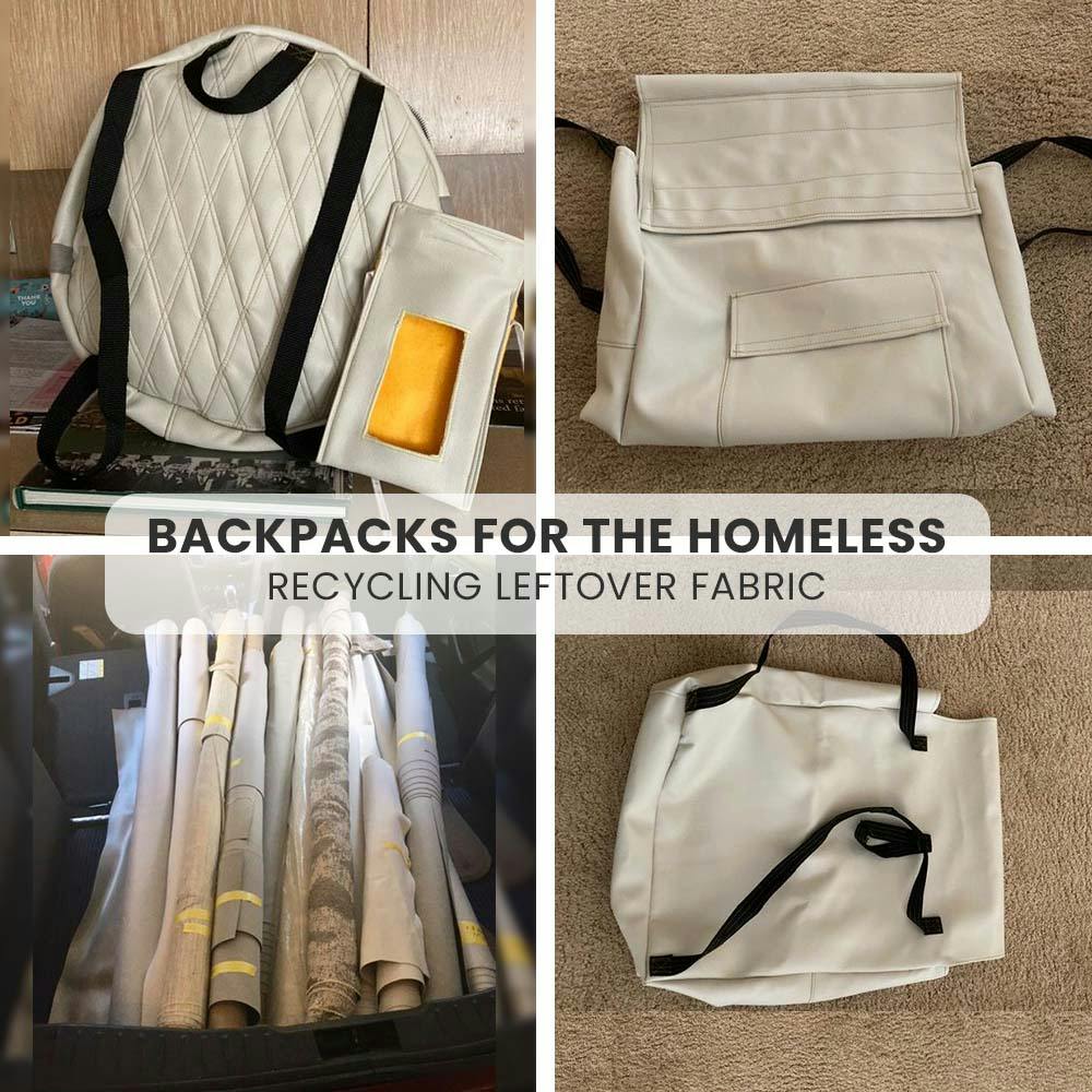 Leftover Fabrics Become New Backpacks for the Homeless thumbnail